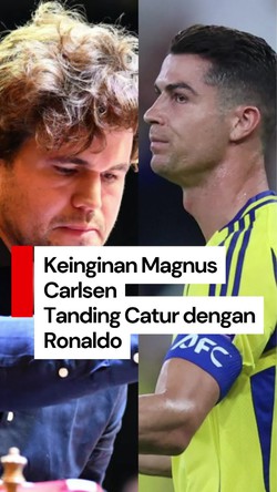 Video: Magnus Carlsen Bermimpi Tanding Catur dengan Ronaldo