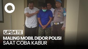 Video: Maling Mobil di Cilegon Didor Polisi, Coba Kabur saat Dibekuk