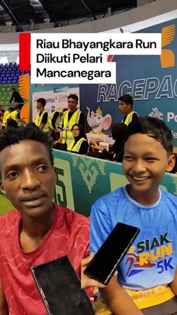 Video Pelari Riau Bhayangkara Run: Dari Bocil hingga Mancanegara