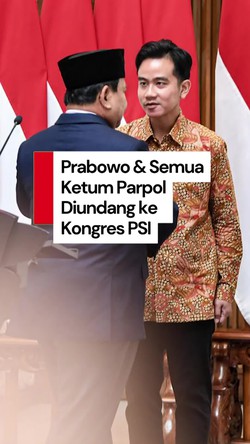 Video: PSI Undang Prabowo-Gibran dan Ketum Parpol ke Kongres di Solo