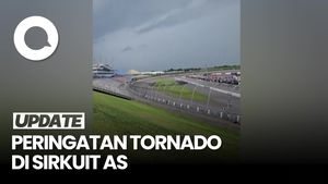 Video: Sirine Peringatan Angin Tornado Hentikan Latihan Balap Mobil di AS