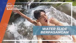 Menikmati Sensasi Water Slide Berpasangan di Banyumas  
