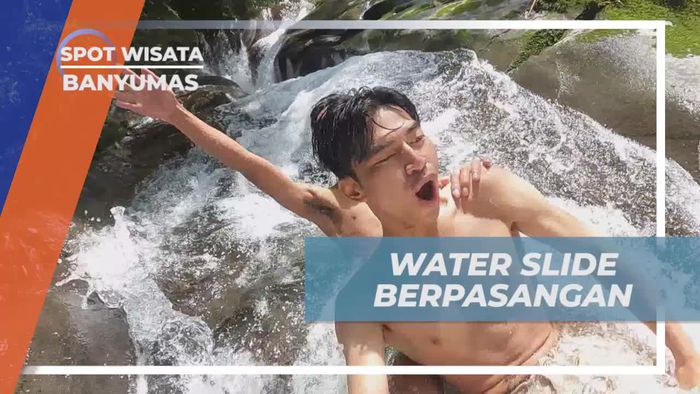 Menikmati Sensasi Water Slide Berpasangan di Banyumas  