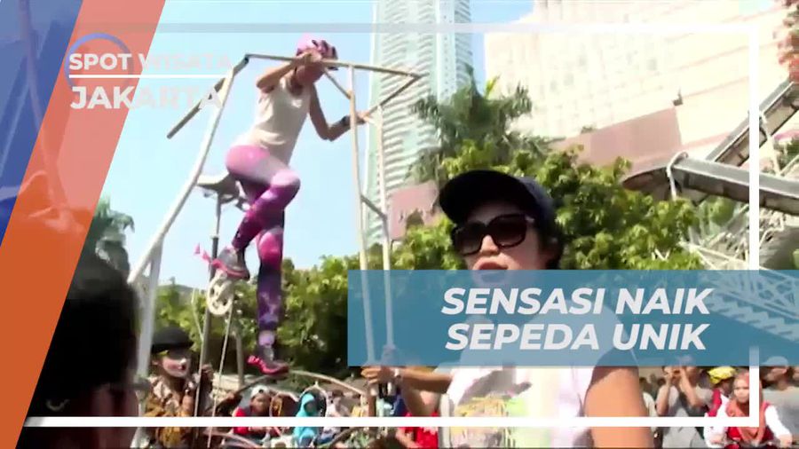 Menaklukkan Sepeda Setinggi 2 Meter dan Merasakan Sensasi Tantangan Baru di Jakarta