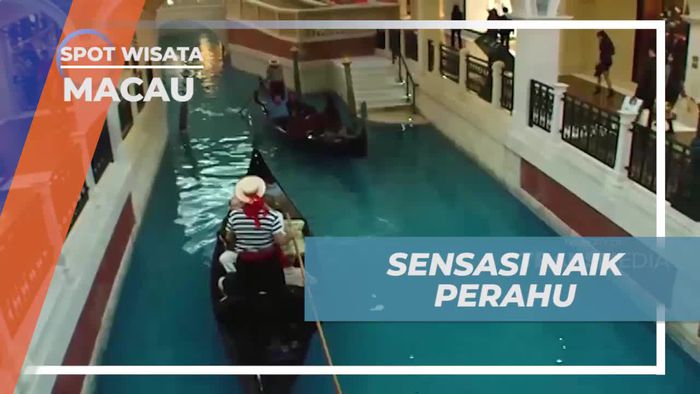 Merasakan Sensasi Romantis Naik Gondola dan Menikmati Suasana Italia di Macau
