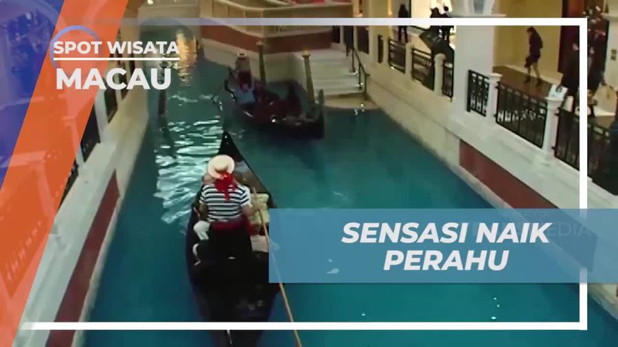 Merasakan Sensasi Romantis Naik Gondola dan Menikmati Suasana Italia di Macau