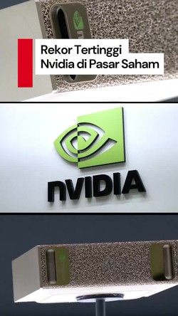 Video: Cetak Sejarah! Nilai Pasar Nvidia Tembus 4 Triliun Dolar AS