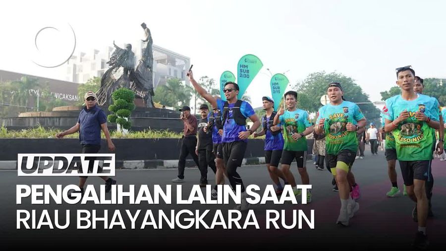 Video: Besok Ada Riau Bhayangkara Run 2025, Hindari Jalan Ini