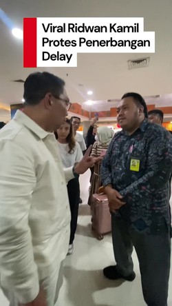 Video: Duduk Perkara Ridwan Kamil Protes Pesawat Delay di Bandara Bali