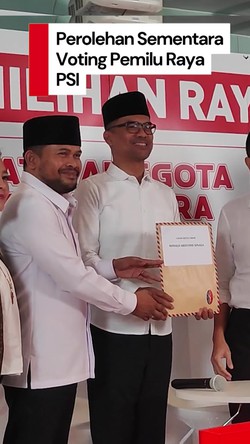 Video: Bro Ron Unggul di Hari 1 Voting Pemilu Raya PSI, Disusul Kaesang