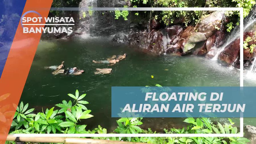 Menikmati Floating di Aliran Air Terjun Greenstone, Banyumas dan Menenangkan Hati  