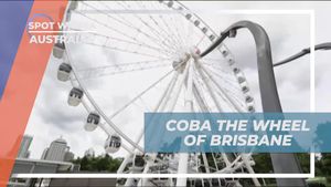 Mengalami Serunya Naik Bianglala Raksasa The Wheel of Brisbane di Australia  
