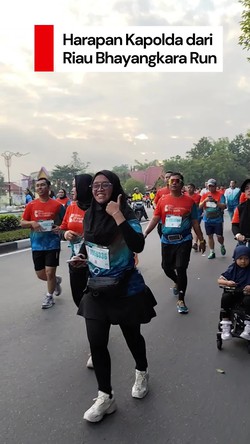 Video: Mencari Milenial Sehat Penerus Bangsa dari Riau Bhayangkara Run