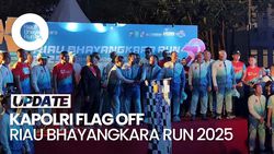 Video Kapolri Didampingi Kapolda Buka Riau Bhayangkara Run 2025