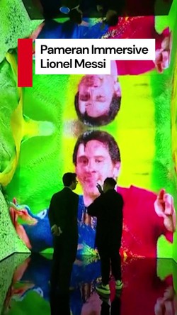 Video: Seniman New York Hidupkan Lagi Gol Ikonik Lionel Messi Lewat AI