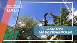Menikmati Serunya Main Trampolin di Bali Safari & Marine Park  