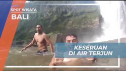 Menikmati Keseruan Berenang di Air Terjun Bali 