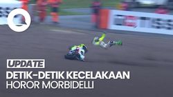 Video Detik-detik Kecelakaan Horor Morbidelli di Sprint Race MotoGP Jerman
