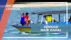 Menghayati Sensasi Perjalanan Menggunakan Kapal Menuju Gili Nanggu di Lombok  