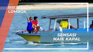 Menghayati Sensasi Perjalanan Menggunakan Kapal Menuju Gili Nanggu di Lombok  