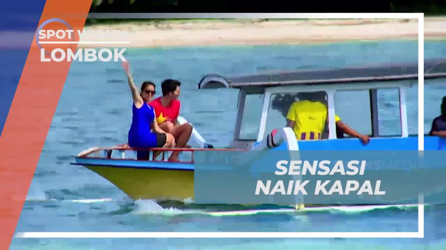 Menghayati Sensasi Perjalanan Menggunakan Kapal Menuju Gili Nanggu di Lombok  