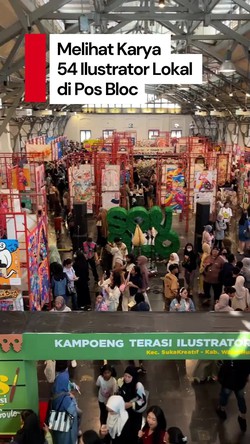 Video: Keseruan Habiskan Akhir Pekan di Pameran Seni Pos Bloc Jakarta