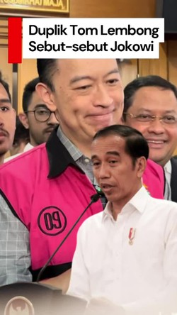 Video Duplik Tom Lembong: Jaksa Tak Mampu Hadirkan Rini Soemarno-Jokowi