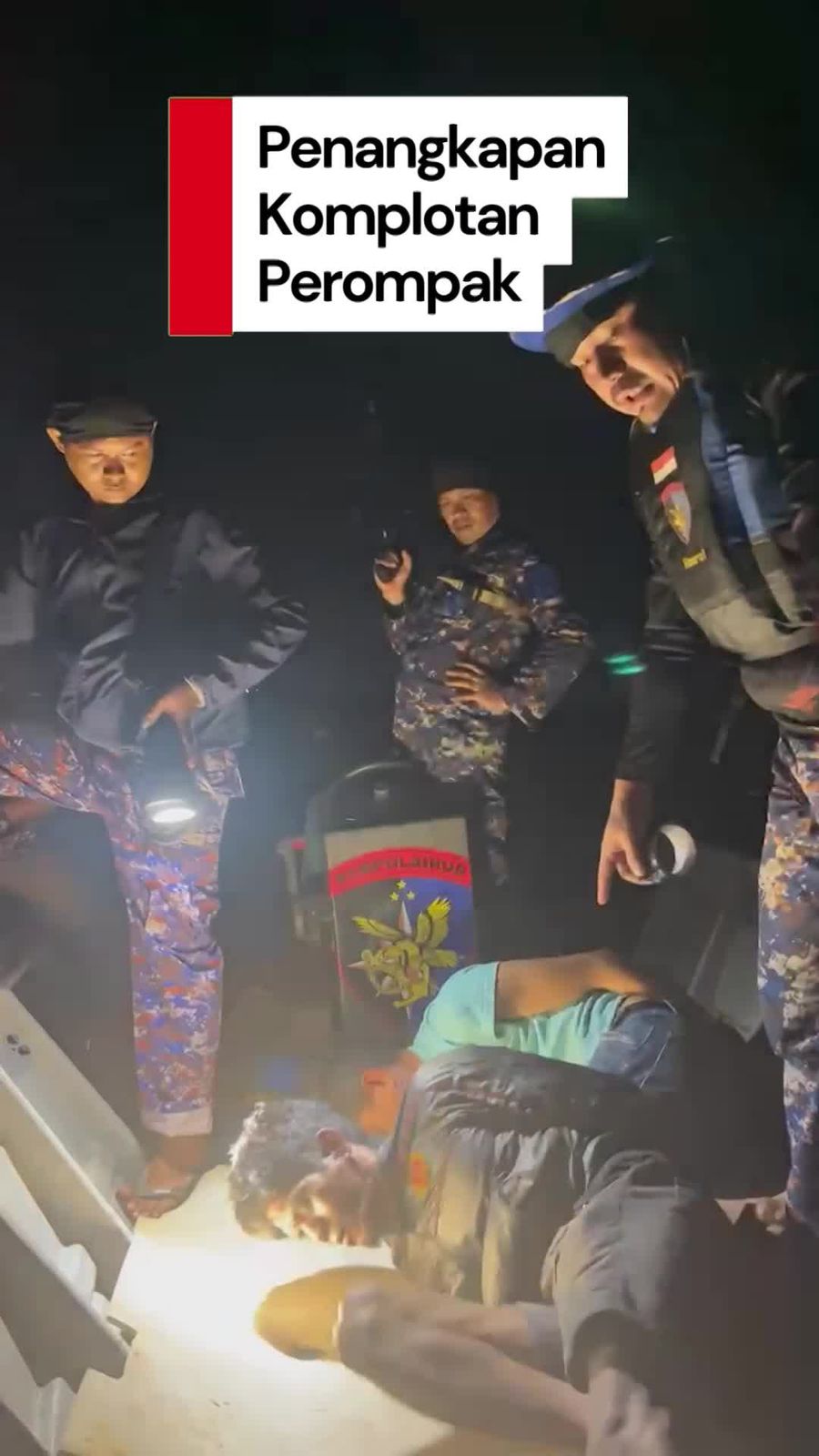 Video: Detik-detik Penangkapan Komplotan Perompak di Selat RI-Singapura