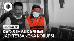 Video: Momen Kadis Lingkungan Hidup Sukabumi Bungkam Usai Jadi Tersangka