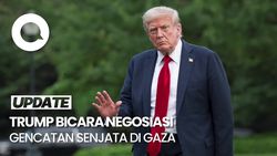 Video Trump Harap Negosiasi Gencatan Senjata di Gaza Selesai Pekan Depan