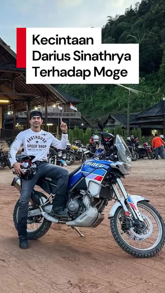 Video: Darius Sinathrya Cinta Banget Sama Motor, Hobi Touring-Balapan