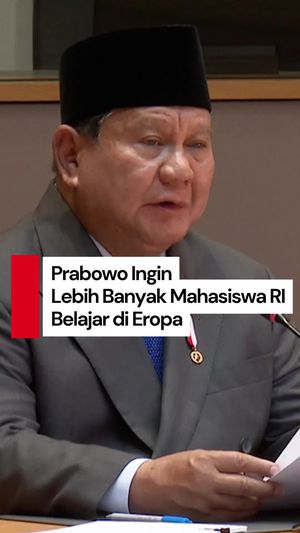 Video Keinginan Prabowo Agar Makin Banyak Mahasiswa RI Belajar di Eropa