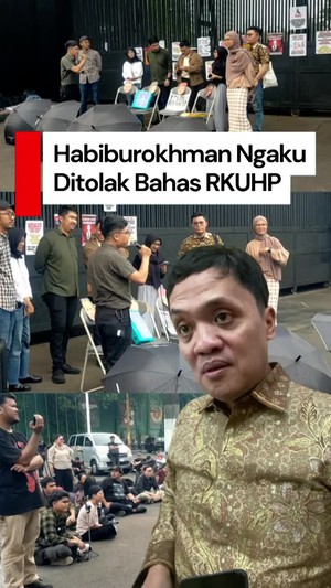 Video Habiburokhman Ngaku Undang Massa Aksi Diskusi RUU KUHAP tapi Ditolak