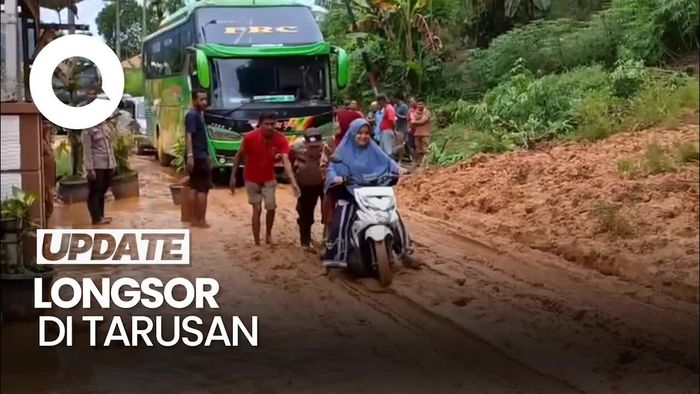 Video: Longsor Landa Pesisir Selatan, Jalan Lintas Barat Sumatera Buka Tutup