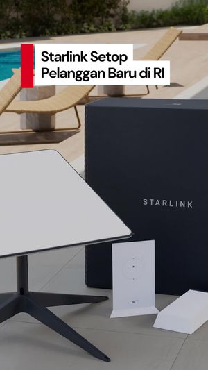 Video: Starlink Setop Pelanggan Baru di RI, Kenapa?