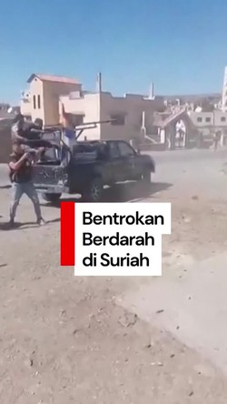 Video Bentrokan Horor di Suriah Tewaskan 89 Orang