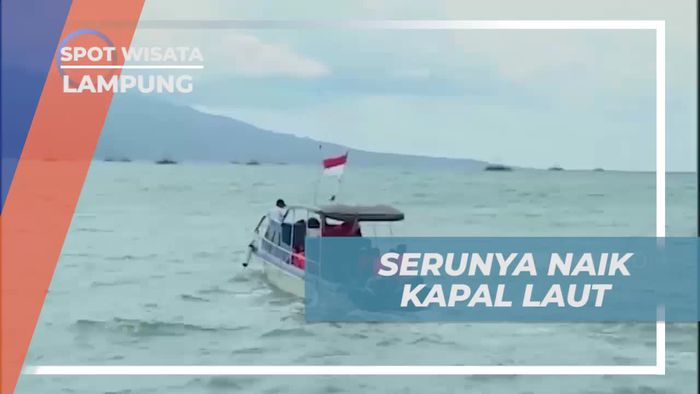 Menyusuri Laut dan Naik Kapal Speed Boat Menuju Gunung Krakatau di Lampung  