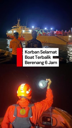 Video: Korban Selamat Boat Terbalik di Mentawai Berenang 6 Jam ke Daratan