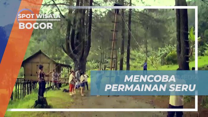 Mencoba Permainan Seru Pampers Pull Jump di Bogor  