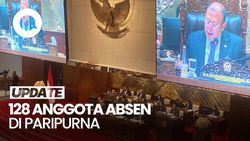   Video DPR Paripurna soal Pertanggungjawaban APBN, 128 Anggota Absen