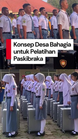Video: Mengenal Konsep Desa Bahagia yang Jadi Tempat Pelatihan Paskibraka
