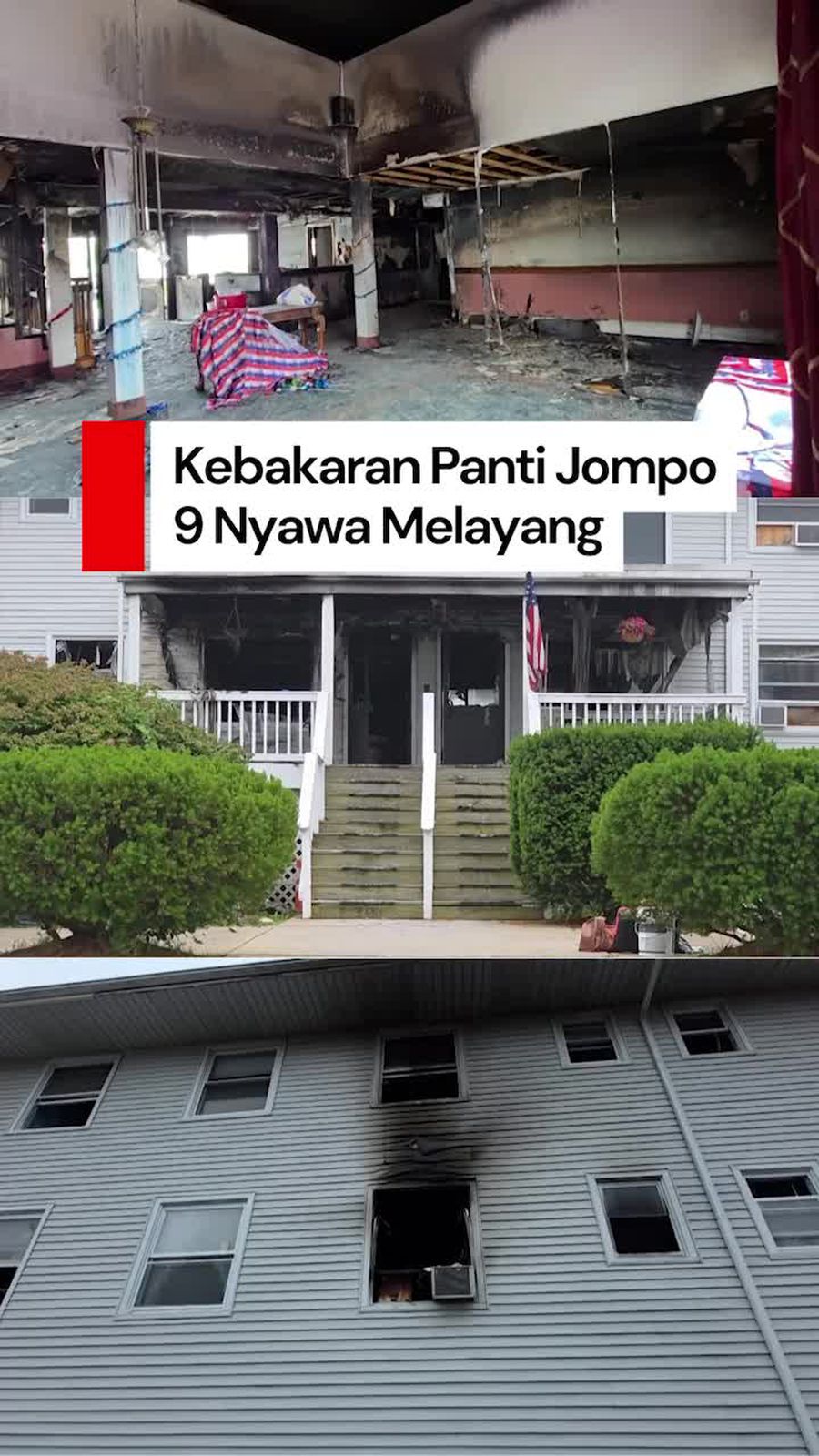 Video: Tragedi Kebakaran Panti Jompo di AS, 9 Orang Tewas