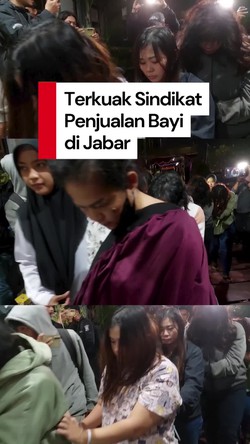 Video: Tampang 12 Wanita Pelaku Penjualan Balita ke Singapura