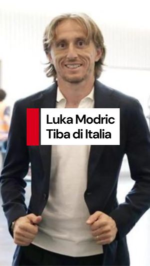Video: Tiba di Italia, Luka Modric Gabung AC Milan