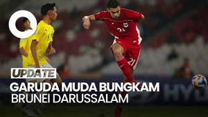 Video: Garuda Muda Bungkam Brunei 8-0, Jens Raven Cetal 6 Gol