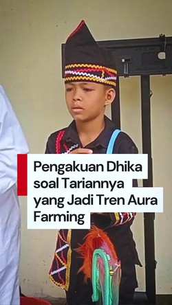 Video: Dhika Pacu Jalur Bikin Sendiri Tarian Viral di Tren Aura Farming