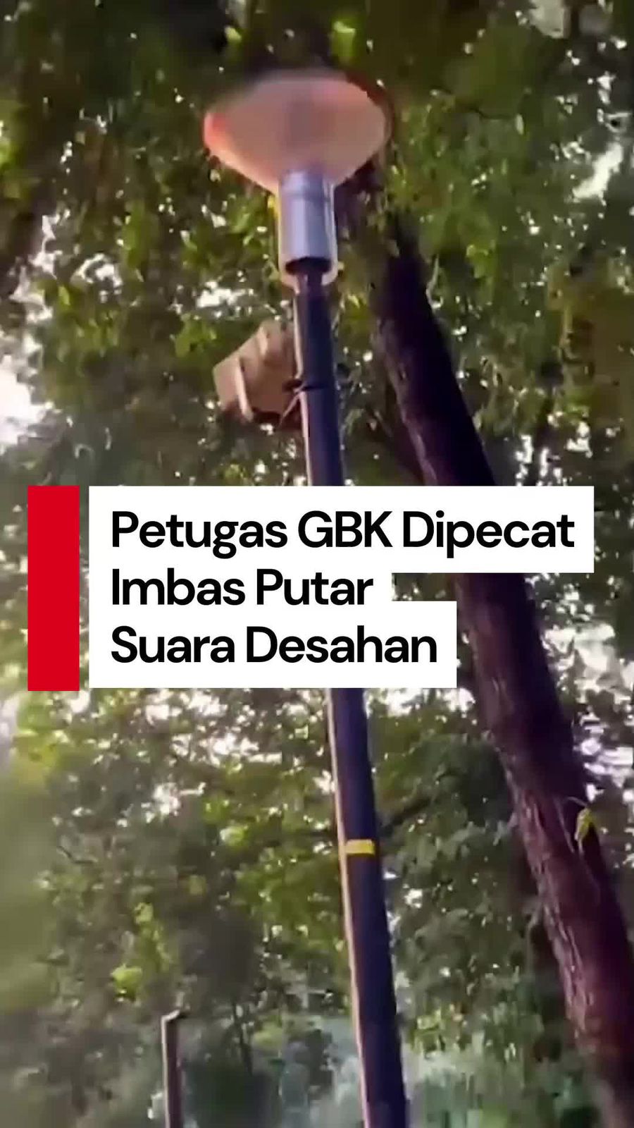 Video: Petugas yang Putar Suara Desahan di GBK Diberhentikan