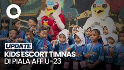 Video: Keren! Anak Down Syndrome Jadi Kids Escort Timnas di Laga AFF U-23