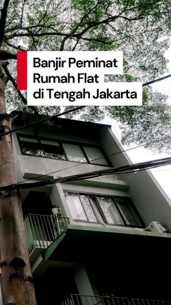 Video: Rumah Flat Viral di Tengah Kota Jakarta Kini Ramai Peminat!