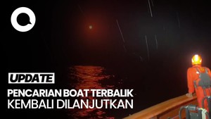 Video: Tim SAR Lanjutkan Pencarian Boat Terbalik yang Bawa  Anggota DPRD